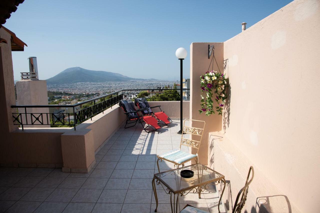 Cozy Loft 360O View Of Athens Apartment Exterior foto